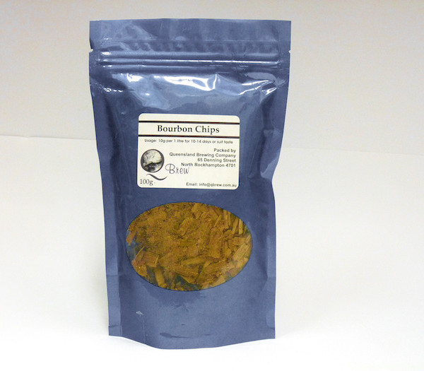 (image for) Q`BREW Bourbon Chips 100g - Click Image to Close